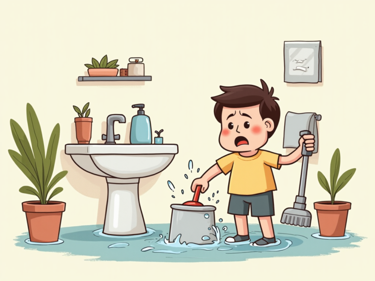 세면대 배수구에 막힘이 생기셨나요? 주방에서 쉽게 뚫는 방법!