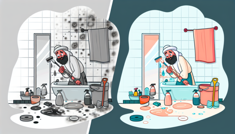 욕실 곰팡이 제거는 이렇게 쉽고 간단해요!