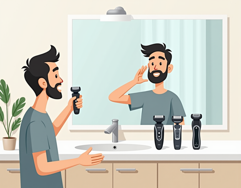 얼굴형 고민 끝! 브라운 전기면도기의 혁신 기술 👌