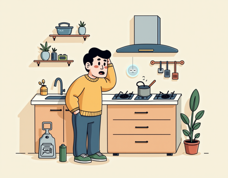 매립형 가스레인지 불 안 붙나요? 이렇게 건전지 교체해보세요