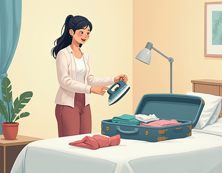 신선하고 스마트한 여행룩을 위한 필수 아이템 – 휴대용 다리미