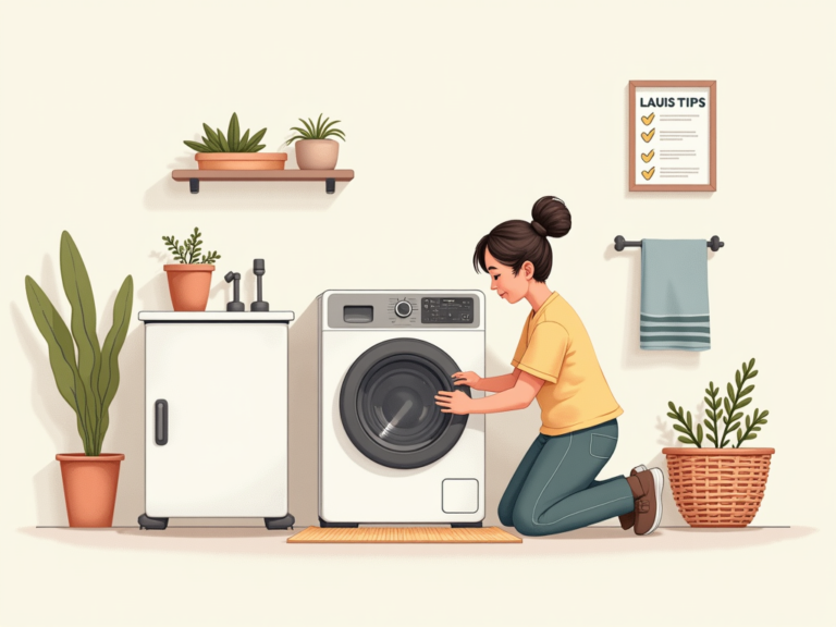 세탁기 진동·소음? 수평 맞추기로 해결해요