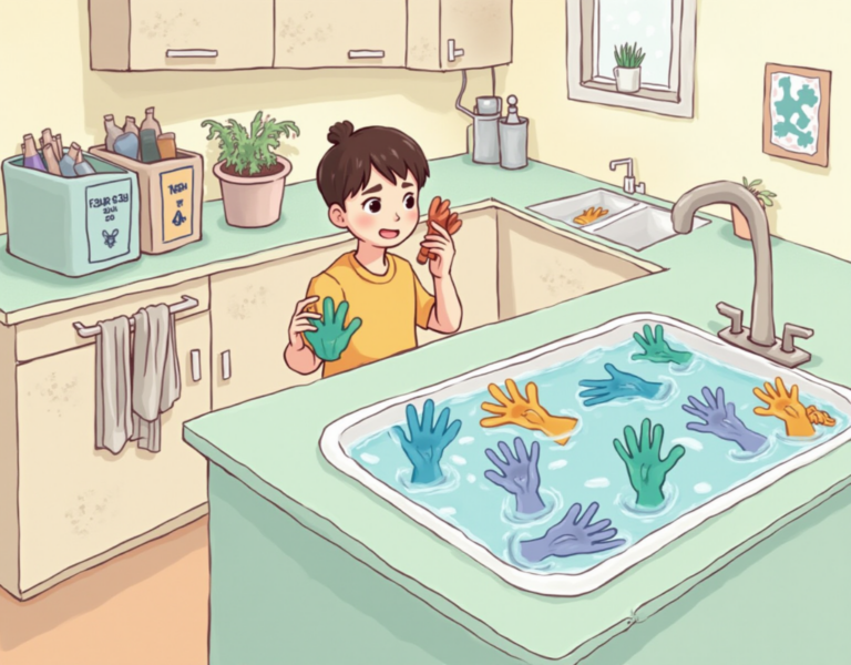 고무장갑, 오래 쓰려면 이렇게 버려요!