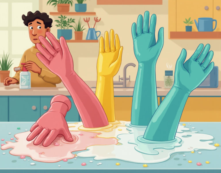 고무장갑의 파트너, 올바른 관리법