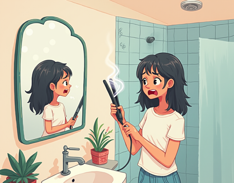 매력적인 헤어 스타일을 위한 안전한 고데기 사용법