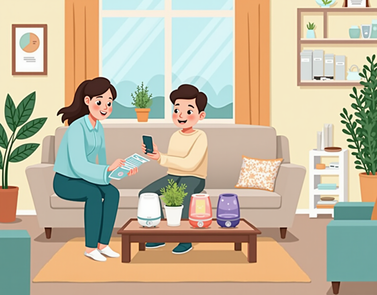 건강과 공간 활용까지, 가열식 가습기로 두 마리 토끼 잡기!