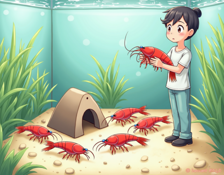 새끼 관상새우 부화 확률 높이는 방법 🔥