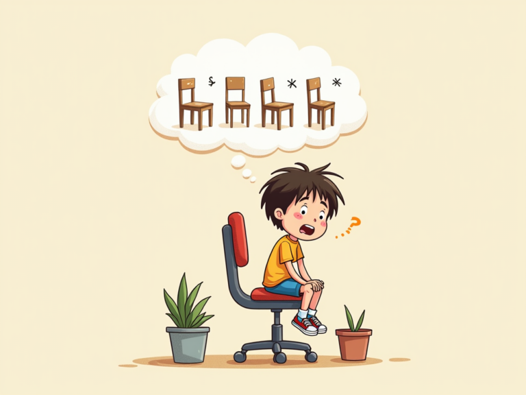 초등학생 의자 높낮이 조절로 척추건강 지키자!