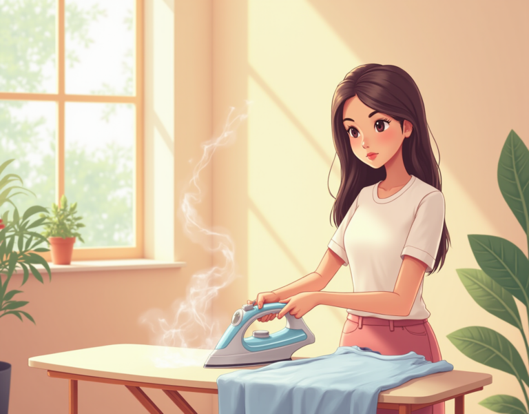 스팀다리미로 옷 주름 잡기! 초간단 활용 꿀팁