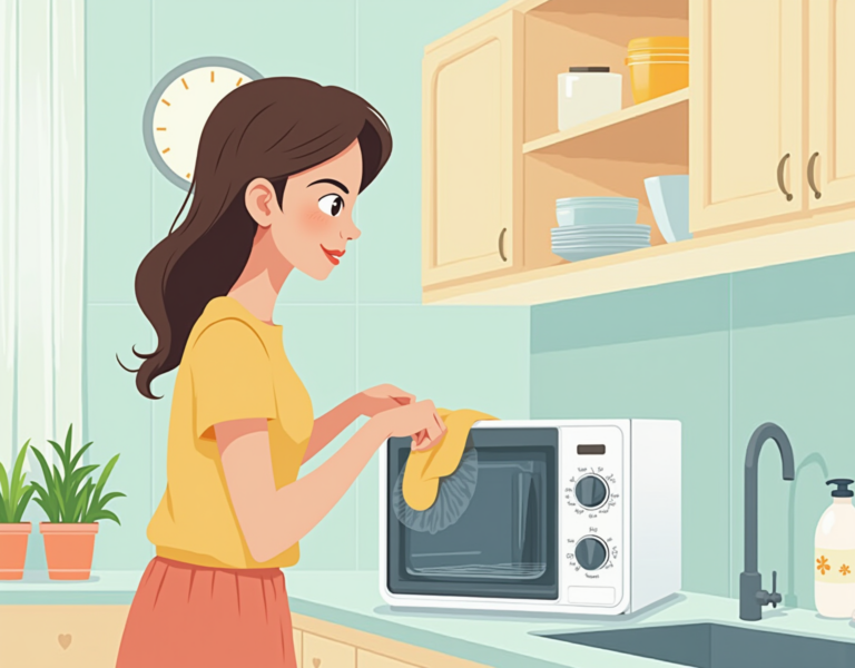 깔끔하고 청결한 전자레인지 만들기, 이렇게 해보세요 🧼