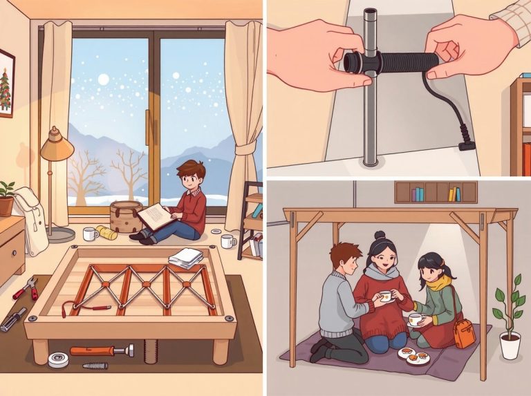 DIY 코타츠 만드는 법, 초보자를 위한 단계별 부품 선택 가이드