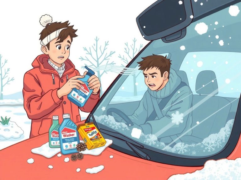 겨울 운전 필수용품: 워셔액 올바른 사용법과 관리법