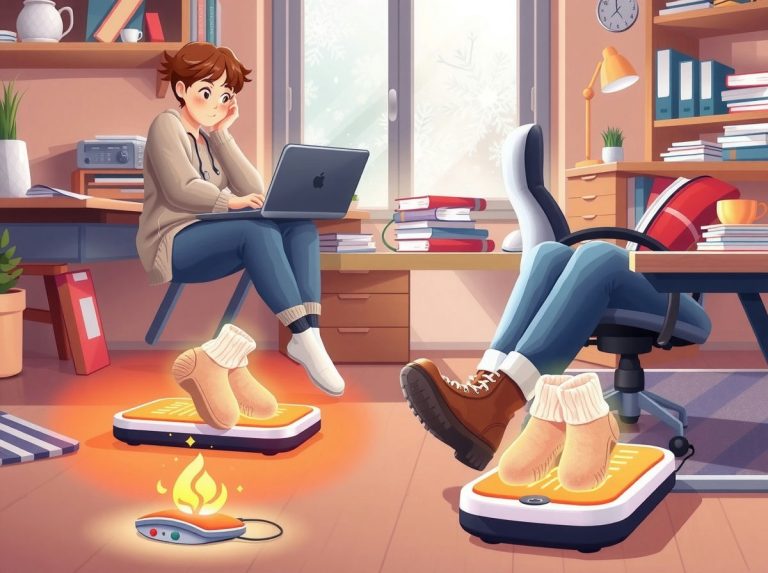 사무실 발난로 파티션형 vs 패널형, 어떤 게 나을까?